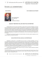 Equality before the Law and the Authorities